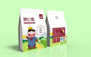 原创作品:枣加核桃 包装袋设计